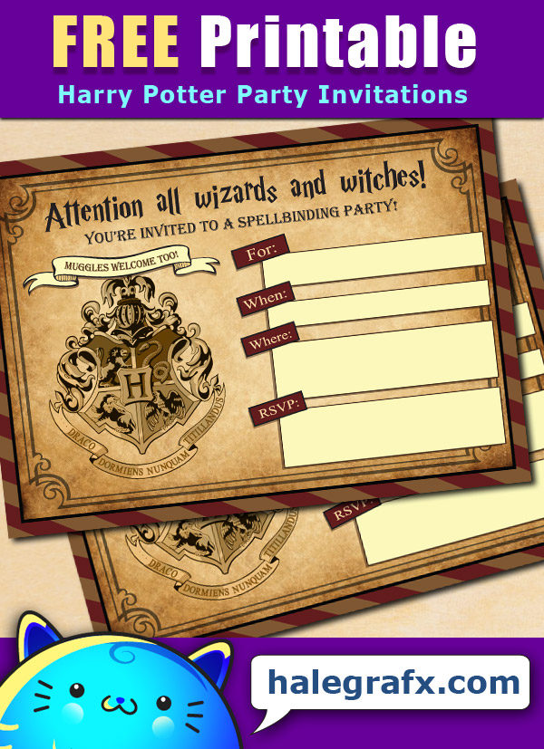 Wizard Envelope Napkins - Harry Potter Birthday