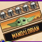 FREE Printable Star Wars Mandalorian Water Bottle Labels