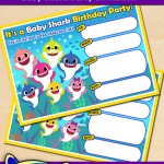 FREE Printable Baby Shark Birthday Invitation
