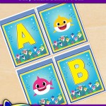 FREE Printable Baby Shark Alphabet Banner Pack
