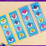 FREE Printable Baby Shark Bookmarks