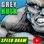 Incredible Hulk Speed Draw Video and free printables!