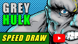 Grey Hulk speed draw