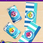 FREE Printable Baby Shark Mini Candy Bar Wrappers