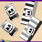 FREE Printable DJ Marshmello Mini Candy Bar Wrappers