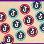 FREE Printable TikTok Cupcake Toppers