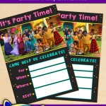 FREE Printable Disney Encanto Invitations