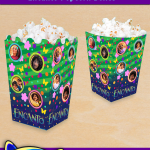 FREE Printable Encanto Popcorn Box