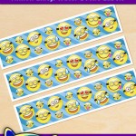 FREE Printable Minion Emoji Water Bottle Labels