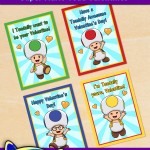 FREE Printable Super Mario Toad Valentines