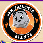 FREE Printable San Francisco Giants Lou Seal Sticker