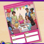 FREE Printable Barbie Birthday Party Invitation FREE Printable Barbie Birthday Party Invitation