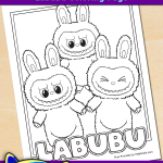 FREE Printable Labubu Coloring Page