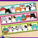 Free Printable Squishmallow Water Bottle Labels