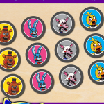 Free Printable Five Nights at Freddy’s 2 Movie Cupcake Toppers