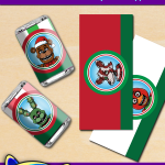 FREE Printable Five Nights at Freddy’s Christmas Mini Candy Bar Wrappers