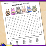 FREE Printable Labubu Word Search