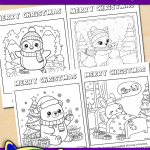 FREE Printable Cute Christmas Animals Coloring Pages FREE Printable Cute Christmas Animals Coloring Pages