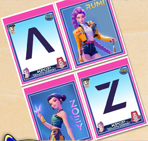 Free Printable K-Pop Demon Hunters Banner