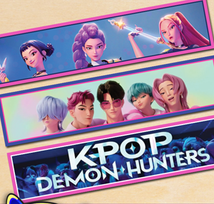 Free printable Kpop Demon Hunters Water Bottle Labels