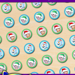 FREE Printable Christmas Frozen Candy Stickers