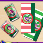 FREE Printable KPop Demon Hunters Christmas Mini Candy Bar Wrappers FREE Printable KPop Demon Hunters Christmas Mini Candy Bar Wrappers