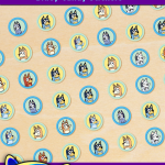 FREE Printable Bluey Hershey’s Kisses Stickers