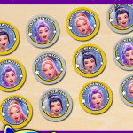 Free Printable KPop Demon Hunters Happy New Year Cupcake Toppers