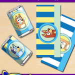 FREE Printable Bluey Mini Candy Bar Wrappers