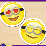 FREE Printable Minion Emojis Stickers