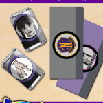 FREE Printable Wednesday Addams Mini Candy Bar Wrappers