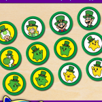 Free Printable Super Mario St. Patrick’s Day Cupcake Toppers Free Printable Super Mario St. Patrick’s Day Cupcake Toppers