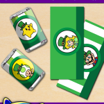 FREE Printable Super Mario St. Patrick’s Day Mini Candy Bar Wrappers FREE Printable Super Mario St. Patrick’s Day Mini Candy Bar Wrappers