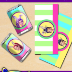 FREE Printable KPop Demon Hunters Easter Mini Candy Bar Wrappers