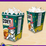 FREE Printable KPop Demon Hunters Zoey Popcorn Box FREE Printable KPop Demon Hunters Zoey Popcorn Box