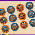 Free Printable Hot Wheels Cupcake Toppers
